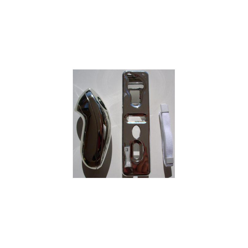 Carcasa cromada Wiimote-Lonchuck