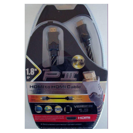 Cable HDMI GOLD alta definición PS3