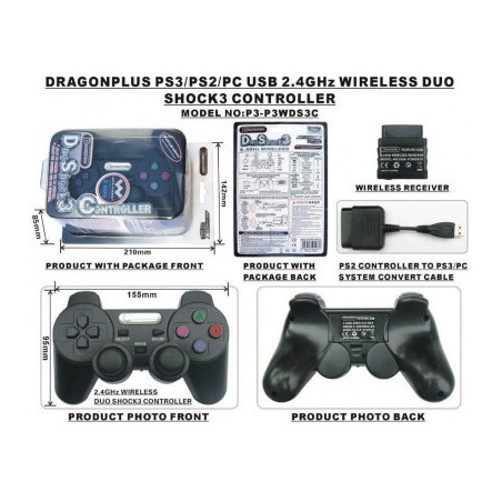 Mando Duoshock 3 Dragon para PS3