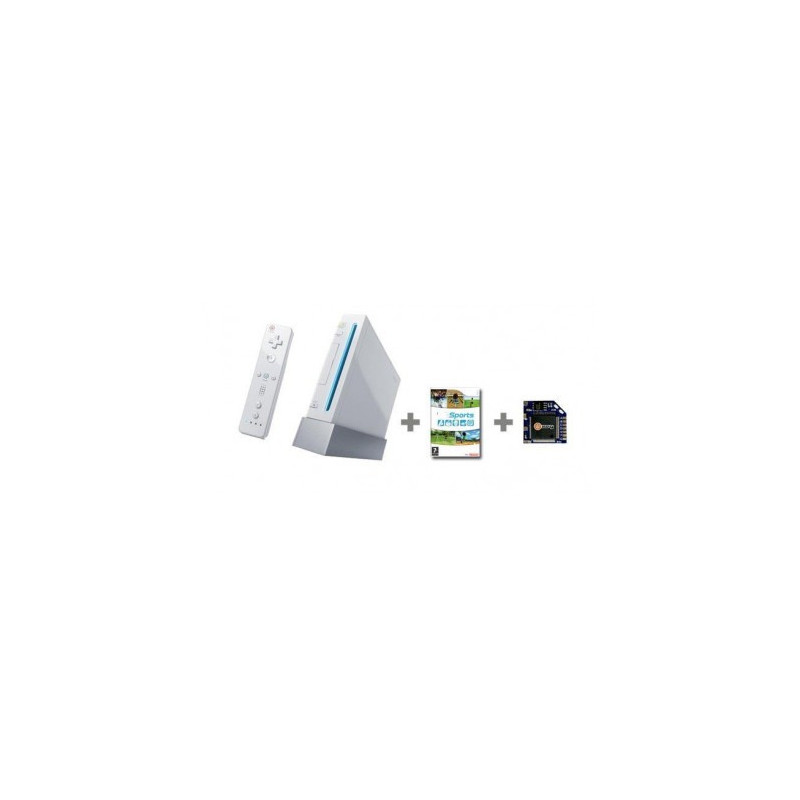 Wii + Wiisports + chip Wiikey 2 instalado