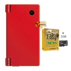 Pack consola Nintendo DSi roja + R4i + Micro SD 4GB
