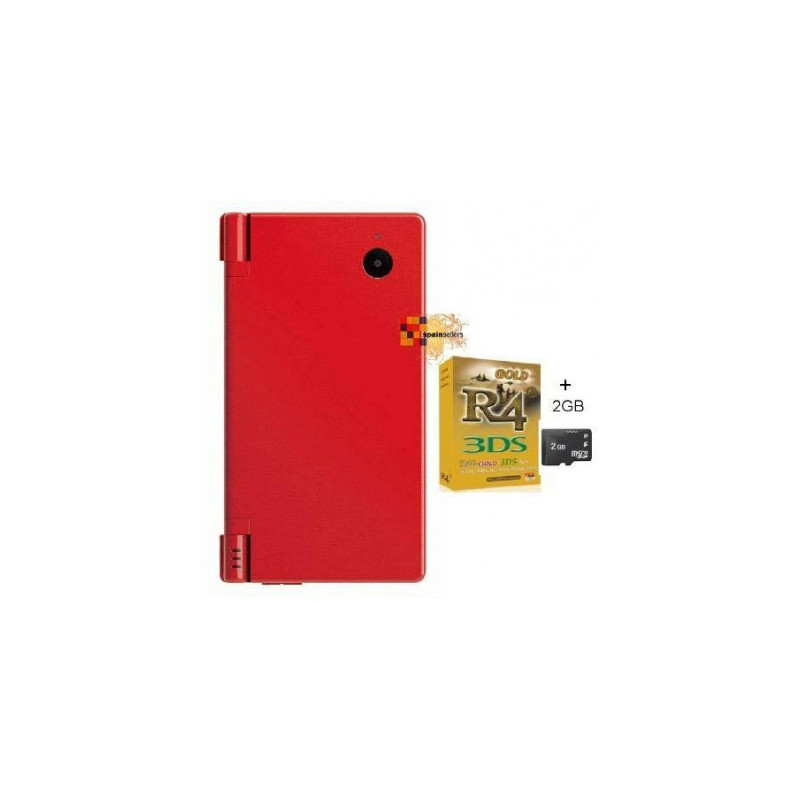 Pack consola Nintendo DSi roja + R4i + Micro SD 4GB