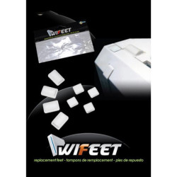 Pies de goma y adhesivos tornillos WII