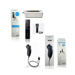 Wiimote+Nunchuck Negros compatibles