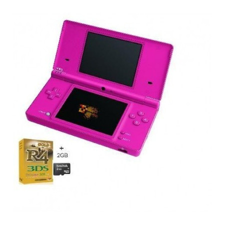 Pack consola Nintendo DSi pink +R4i Gold + Micro SD 4GB