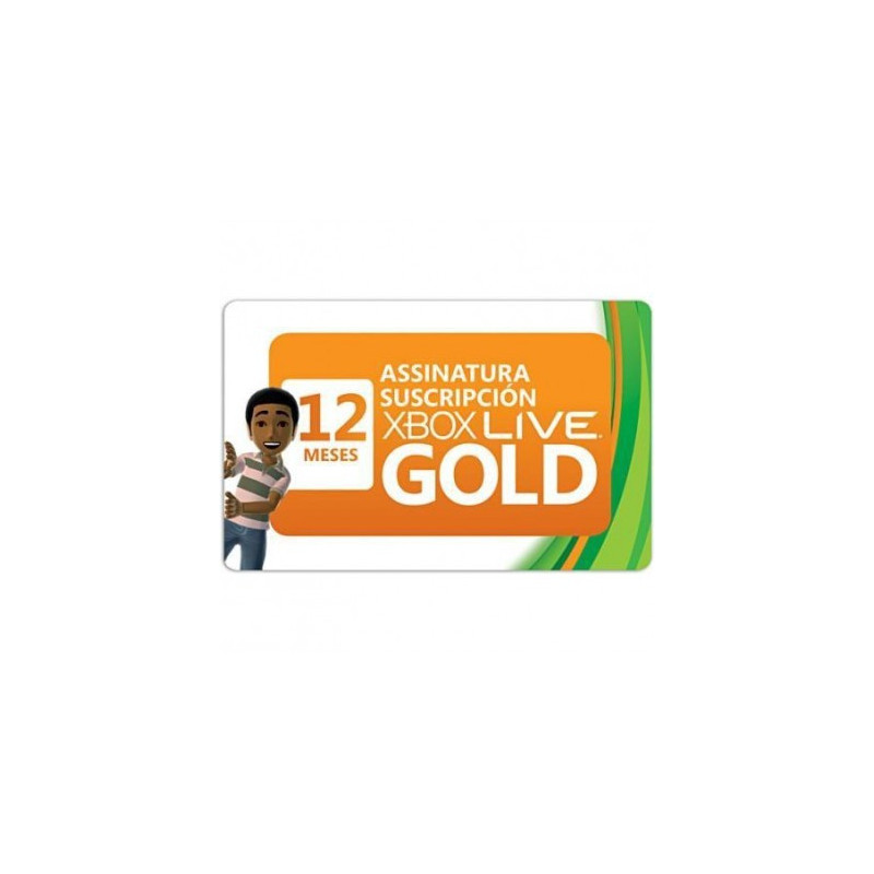 Tarjeta prepago Xbox Live Gold 12 meses