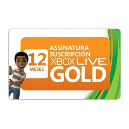 Tarjeta prepago Xbox Live Gold 12 meses