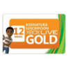 Tarjeta prepago Xbox Live Gold 12 meses