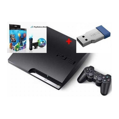 PLAYSTATION 3 SLIM 250GB+PS3KEY V2+MOVE:STARTER PACK