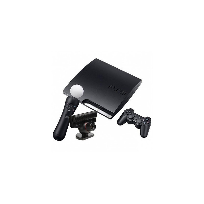 PLAYSTATION 3 SLIM (320 GB)  INF 3.41+ STARTER PACK +EYEPET