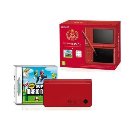 PACK CONSOLA NINTENDO DSI XL ROJA + R4I+ MICRO SD 2GB