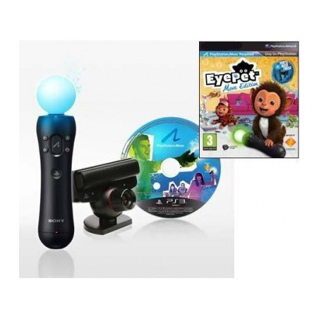 PACK PLAYSTATION MOVE+CAMARA PLAY STATION EYE+EYE PET MOVE