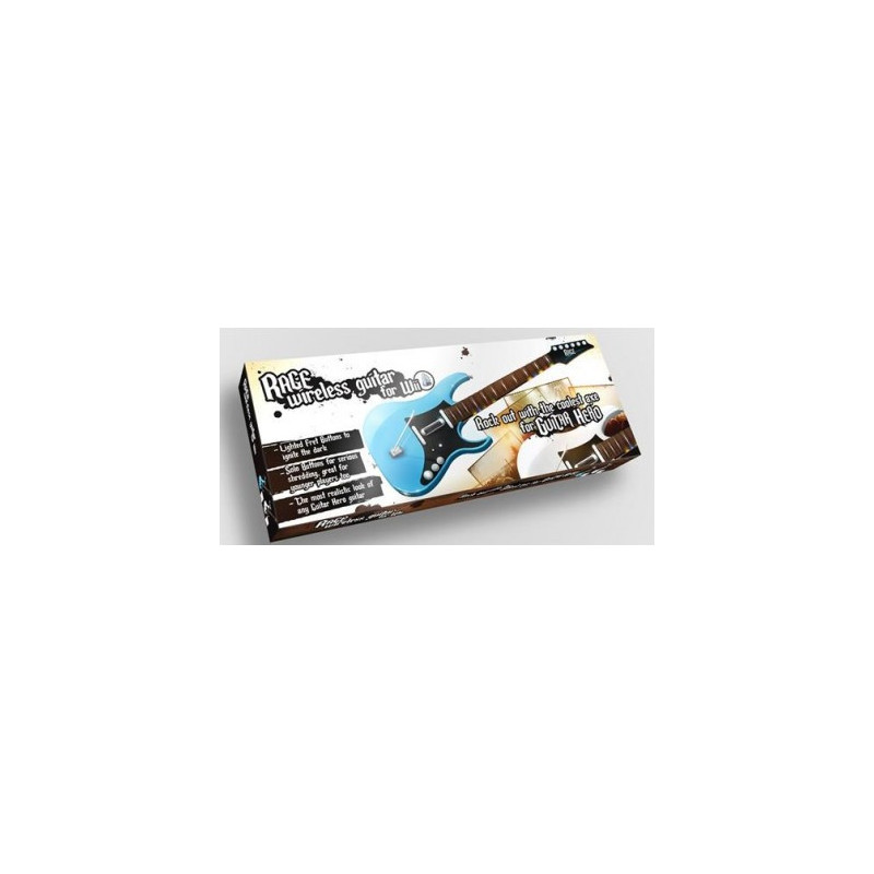 Guitarra luminosa Wii (compatible Guitar Hero)