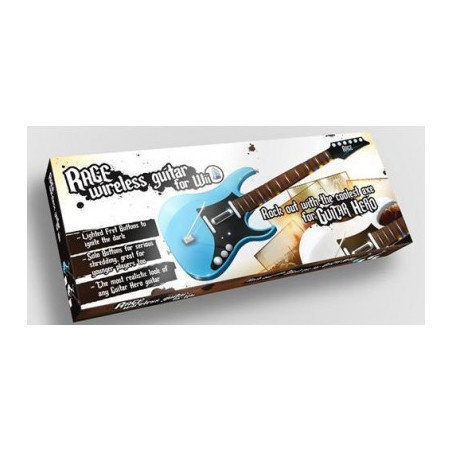 Guitarra luminosa Wii (compatible Guitar Hero)
