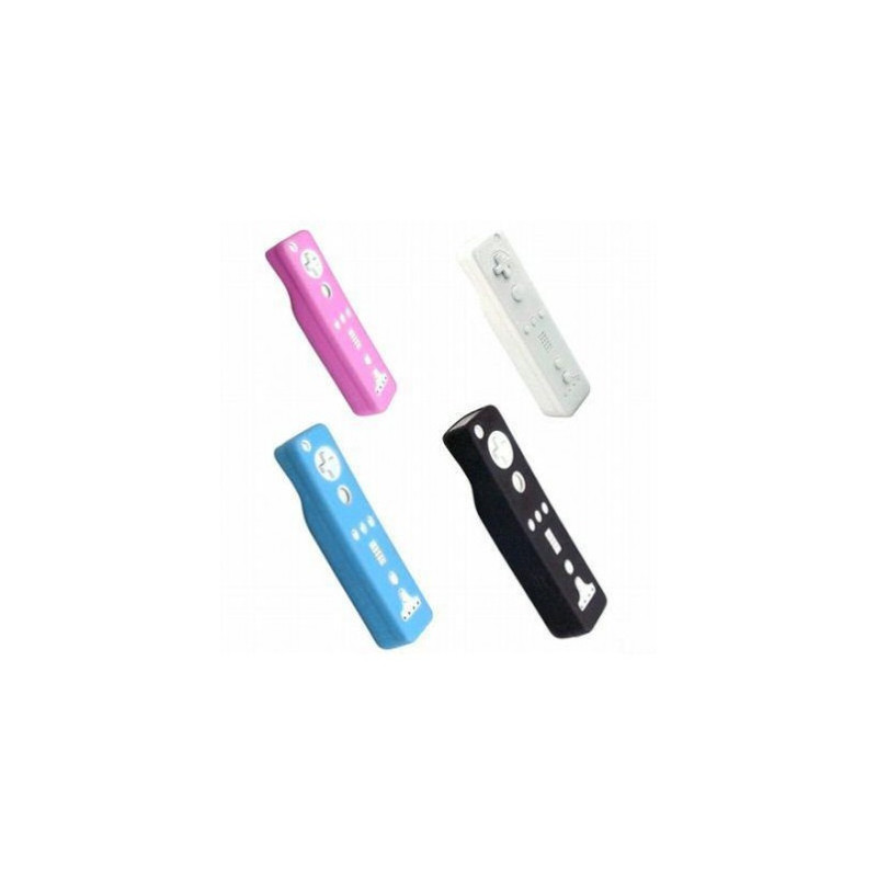 Protector antishock WIIMOTE silicona rosa