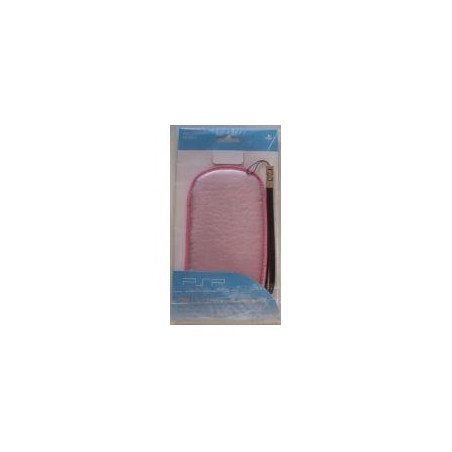 Funda acolchada rosa para PSP 2000-3000